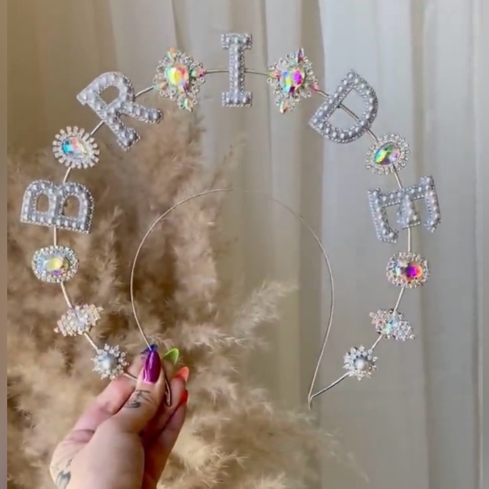 Elegant Silver Bridal Headband